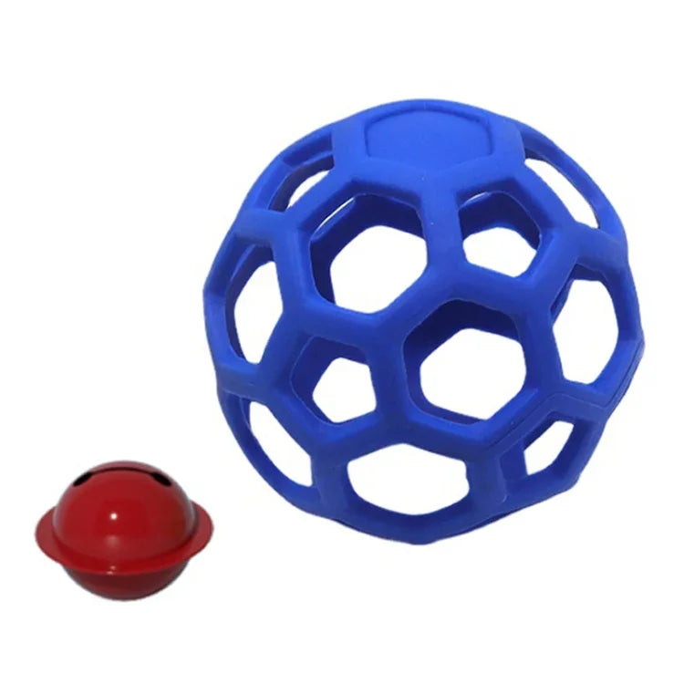 1030001 Bola Oca Brinquedo para Cão Resistente a Mordidas Bola de Borracha Elástica para Animais de Estimação, Espec:, Oca, Sino, Ténis