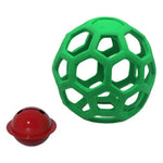1030001 Bola Oca Brinquedo para Cão Resistente a Mordidas Bola de Borracha Elástica para Animais de Estimação, Espec:, Oca, Sino, Ténis