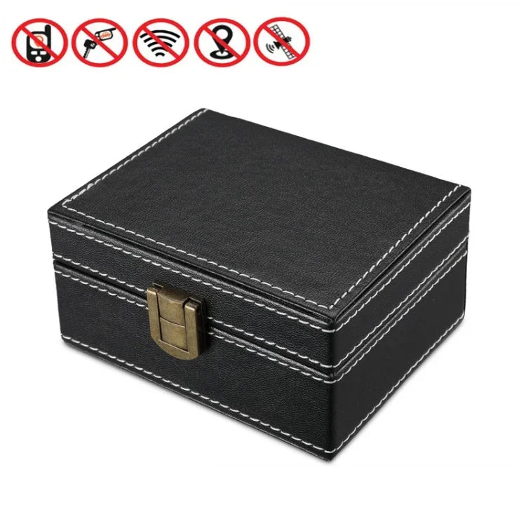 Caixa de Bloqueio de Sinal para Telemóvel RFID de Carro, Tamanho:, 11,5x9x6,2cm, 17x12,3x9,5cm
