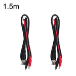 2pcs BNC Para 2 x Garras de Jacaré Cabo Coaxial Duplo para Vídeo, Comprimento:, BNC Para 2 x Garras de Jacaré 0.5m, BNC Para 2 x Garras de Jacaré 1m, BNC Para 2 x Garras de Jacaré 1.5m, BNC Para 2 x Garras de Jacaré 2m, BNC Para 2 x Garras de Jacaré 3m