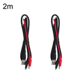 2pcs BNC Para 2 x Garras de Jacaré Cabo Coaxial Duplo para Vídeo, Comprimento:, BNC Para 2 x Garras de Jacaré 0.5m, BNC Para 2 x Garras de Jacaré 1m, BNC Para 2 x Garras de Jacaré 1.5m, BNC Para 2 x Garras de Jacaré 2m, BNC Para 2 x Garras de Jacaré 3m