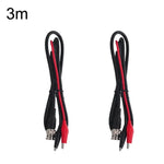 2pcs BNC Para 2 x Garras de Jacaré Cabo Coaxial Duplo para Vídeo, Comprimento:, BNC Para 2 x Garras de Jacaré 0.5m, BNC Para 2 x Garras de Jacaré 1m, BNC Para 2 x Garras de Jacaré 1.5m, BNC Para 2 x Garras de Jacaré 2m, BNC Para 2 x Garras de Jacaré 3m