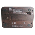HQT101w Plastic Chess Clock Go Chess Timer, HQT101w Wood Grain