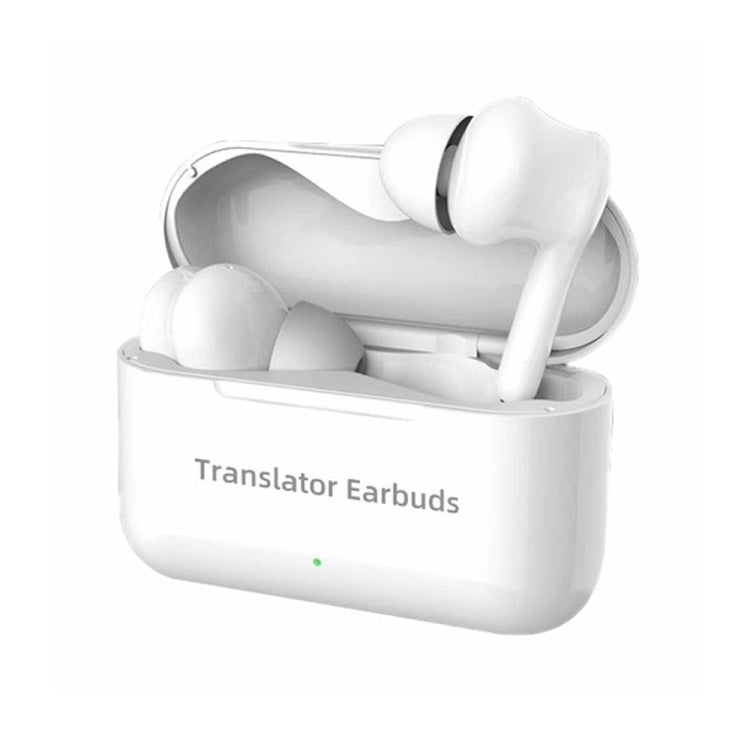 Auricular de Tradução Inteligente Bluetooth M6 Multi-país com Tradução Mútua Suporta 127 Línguas, M6 Branco