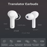 Auricular de Tradução Inteligente Bluetooth M6 Multi-país com Tradução Mútua Suporta 127 Línguas, M6 Branco