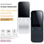 T10Pro Máquina de Tradução com Inteligência Artificial Wifi para Fotos / Gravações Suporta 138 Línguas, T10Pro Branco, T10Pro Preto