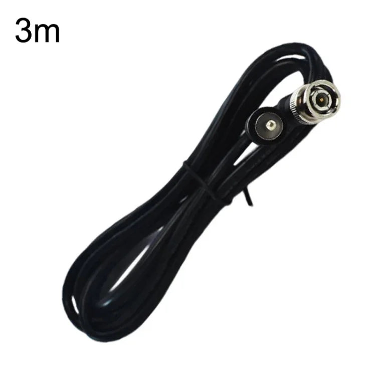 Cabo de Ligação BNC Macho para RCA Macho Cabo Coaxial de Vídeo HD em Cobre Cabo de Monitorização, Comprimento:, 1m, 1,5m, 2m, 3m, 5m