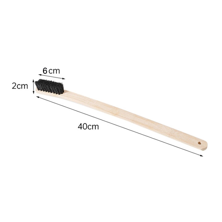 Automotive Steel Ring Washing Long Bamboo Brush Engine Cleaning Brush, Cleaning Brush