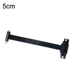 Cabo de Extensão PCI-E 3.0 1X 90 Graus para Placa Gráfica / Placa de Rede Sem Fios, Comprimento do Cabo:, 5cm, 10cm, 15cm, 20cm, 25cm, 30cm, 40cm, 50cm