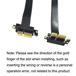 Cabo de Extensão PCI-E 3.0 1X 90 Graus para Placa Gráfica / Placa de Rede Sem Fios, Comprimento do Cabo:, 5cm, 10cm, 15cm, 20cm, 25cm, 30cm, 40cm, 50cm