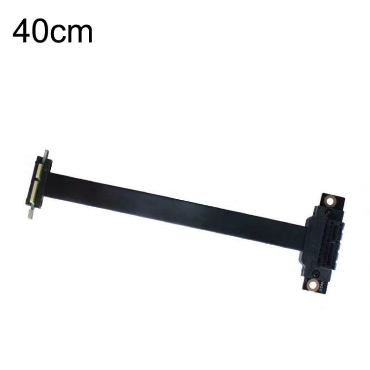 Cabo de Extensão PCI-E 3.0 1X 90 Graus para Placa Gráfica / Placa de Rede Sem Fios, Comprimento do Cabo:, 5cm, 10cm, 15cm, 20cm, 25cm, 30cm, 40cm, 50cm
