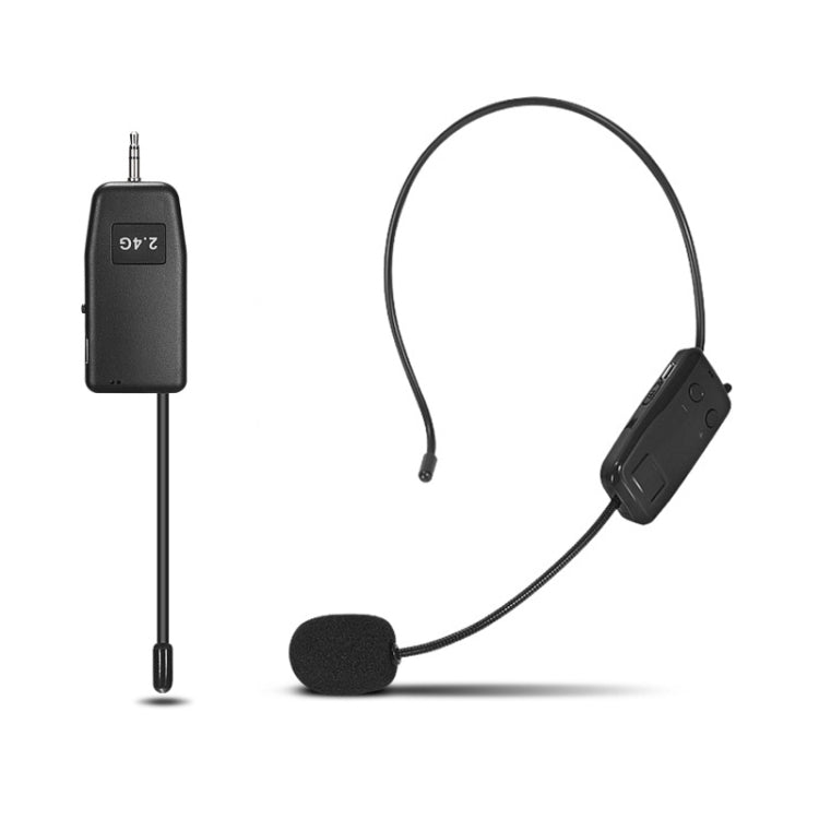 Microfone Sem Fios UHF com Auscultadores Lavalier Amplificador, Um para Um, Um para Dois