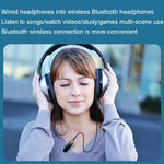 Receptor de Áudio Bluetooth 5.3 HiFi Y2 Conversor de Chamada Audio Lavalier 3,5mm Suporta Reprodução de Cartão TF, Y2