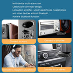 Receptor de Áudio Bluetooth 5.3 HiFi Y2 Conversor de Chamada Audio Lavalier 3,5mm Suporta Reprodução de Cartão TF, Y2