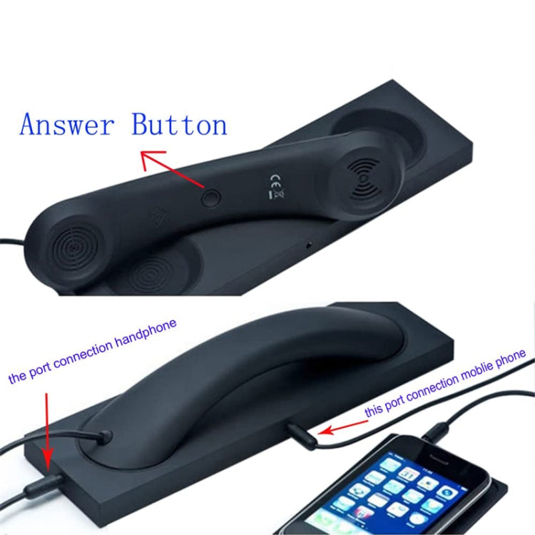 Auricular Retro Externo Universal de Escritório para Telemóvel com Fio 3,5mm, 3,5mm Com Fio Preto, 3,5mm Com Fio Branco
