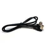 Cabo de Áudio e Vídeo Coaxial Cotovelo BNC Macho para Macho, Comprimento:, 0,5m, 1m, 1,5m, 2m, 3m