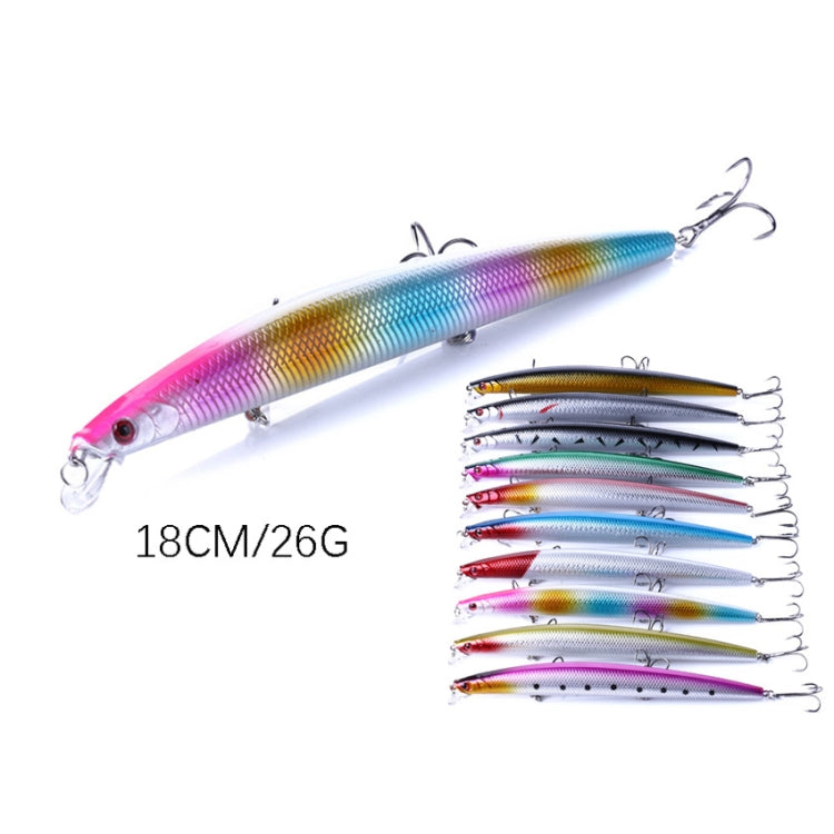 Iscas Artificiais para Pesca Marinha de Longo Alcance HENGJIA MI101 18cm 26g, MI101 (4), MI101 (6), MI101 (7), MI101 (8), MI101 (9), MI101 (10), MI101 (5), MI101 (1), MI101 (2), MI101 (3), MI101 (10 Cores)