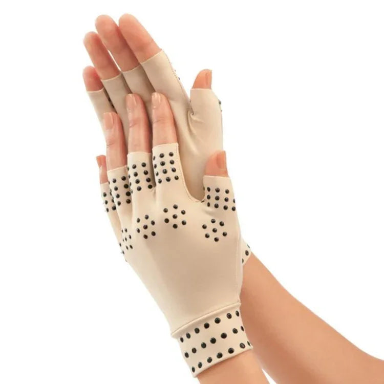 Luvas de Pressão Antiderrapantes de Meio Dedo para Distribuição, Luvas de Treino para Articulações, Tamanho Único