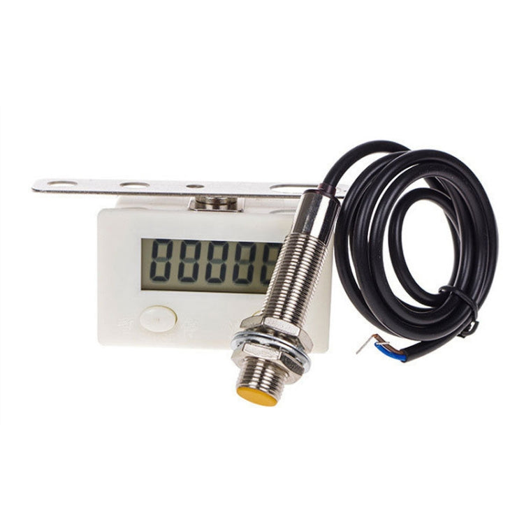 Contador Digital Eletrónico de 5 Dígitos com Sensor Magnético Industrial, Especificação:, Apenas Contador, Com Sensor de Cobre Níquelado