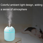 Mini Humidificador de Mesa USB com Luz Noturna Colorida, Especificações: 250ml (Y-Branco), 250ml (Y-Rosa), 250ml (Y-Azul), 220ml (Y2-Branco), 220ml (Y2-Rosa), 220ml (Y2-Azul)