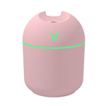 Mini Humidificador de Mesa USB com Luz Noturna Colorida, Especificações: 250ml (Y-Branco), 250ml (Y-Rosa), 250ml (Y-Azul), 220ml (Y2-Branco), 220ml (Y2-Rosa), 220ml (Y2-Azul)