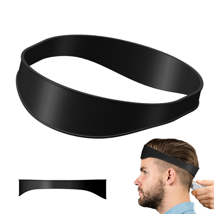 Régua Guia para Linha do Pescoço de Cabeleireiro, Ferramenta DIY para Corte de Cabelo, Modelo Não Ajustável (Azul), Não Ajustável (Vermelho), Não Ajustável (Preto), Não Ajustável (Cinza)