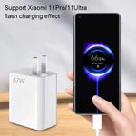 Para Telemóvel Xiaomi / Redmi Carregador 67W Universal Cabeça de Carregamento US Plug, Estilo:, Carregador, Carregador+1m Cabo