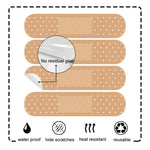 5 Conjuntos de Adesivos PVC para Reparação de Riscos em Carro para Portátil, Adesivo Band-Aid
