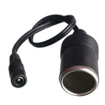 DC 5.5 x 2.1 mm Plug To Cigarette Lighter Mother Seat With DC Power Cord, DC 5.5 x 2.1mm Plug