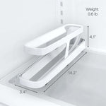 Caixa Automática de Armazenamento de Ovos para Frigorífico, Dispensador de Ovos em Plástico com Rolamento, Recipiente para Ovos, 2 Camadas