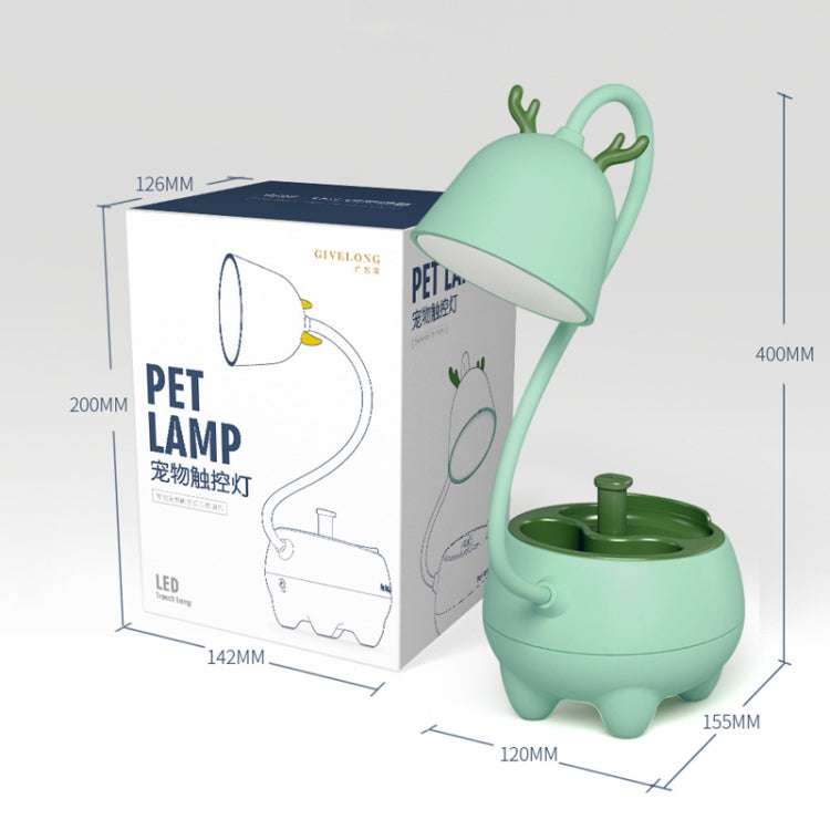 GIVELONG Luz para Animais de Estimação com Indução Inteligente e Toque Três Níveis Luz USB para Animais, Luz para Cervo, Luz para Bezerro, Luz para Urso, Luz para Coelho