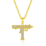 Exaggerated Hip Hop Style Necklace Collarbone Chains, 1010400301 Gold Column, 1010400302 Silver Column, 1010400401 Full Score, 1010400501  YRN, 1010401102 AK47, 1010401202 Crown Lion Head, 1010401301 Prayer, 1010401302 Handheld, 11010401401 Micro      ...