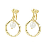 Baroque Earrings Pearl Ear Clip Women Without Ear Piercing, 1202 Long Gold, 1201 Long Silver, 0402 Short Gold, 0401 Short Silver, E2109-7 Half Round, E2109-8 Half Ellipse, E2109-10 Leaf Model, E2109-14 Small Pearl, E2208-7 Drag Colorful Pearls         ...