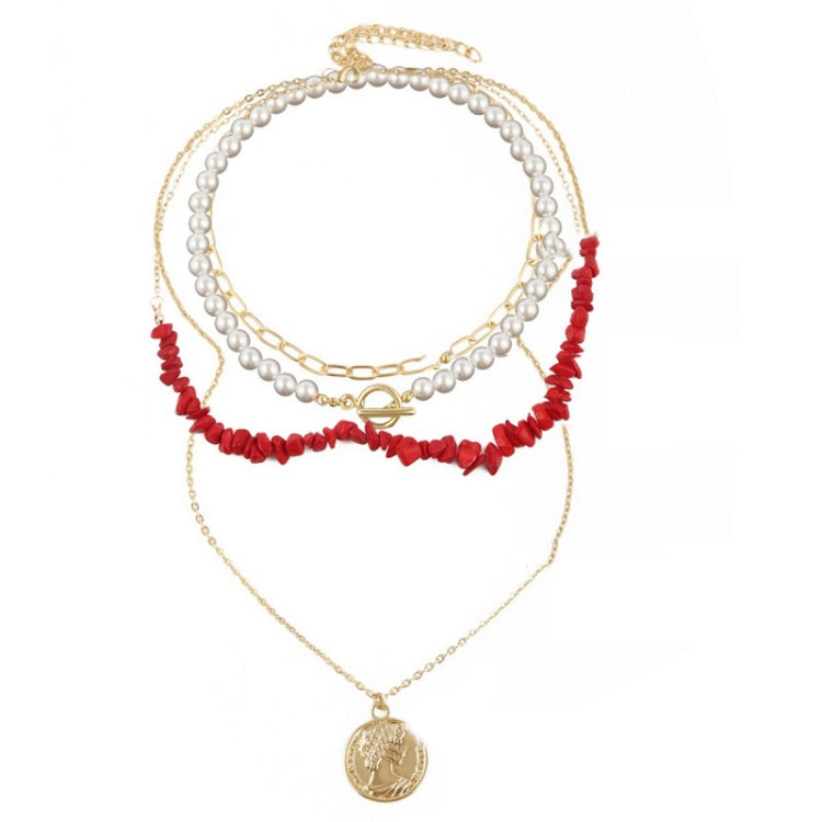 Boho Colorful Broken Natural Stone Necklace, Model:, N2105-9 Color Stone Pearl Pendant, N2206-8 Pink Stone, N2206-9 Light Blue Stone, N2206-10 Multi-color Stone, N2206-11 Transparent Stone, N2106-23 Pink Stone Single Chain                              ...