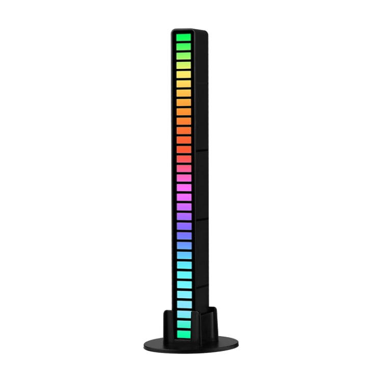 Luzes rítmicas LED RGB controladas por som para ambiente musical, luzes de captação, recarregável, com ficha