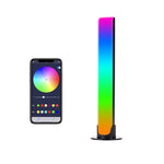 Luzes rítmicas LED RGB controladas por som para ambiente musical, luzes de captação, recarregável, com ficha