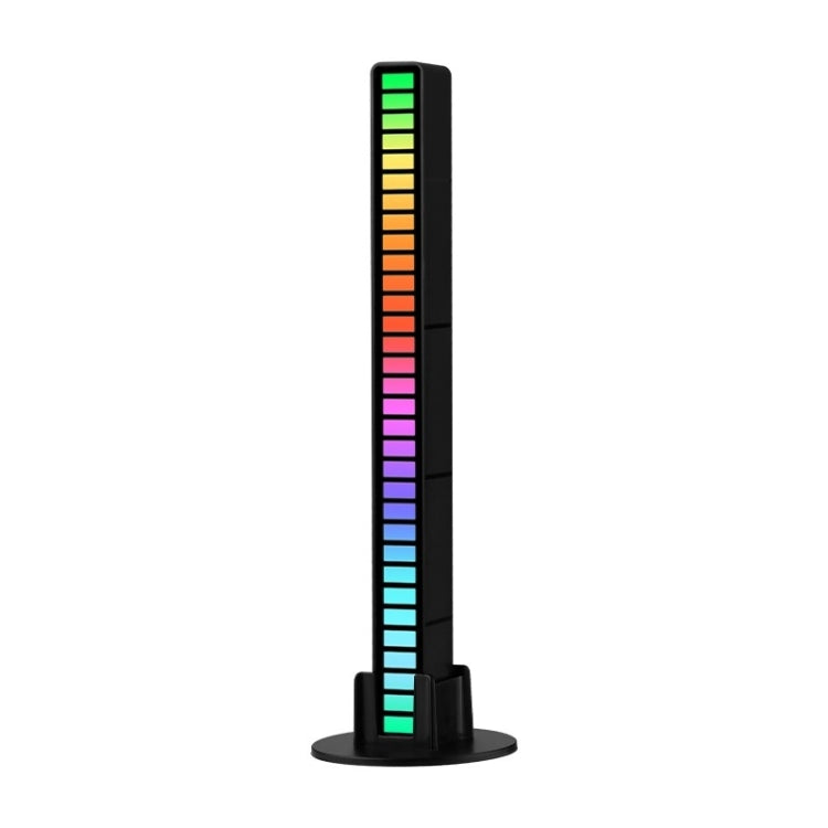 Luzes rítmicas LED RGB controladas por som para ambiente musical, luzes de captação, recarregável, com ficha