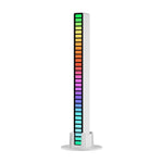 Luzes rítmicas LED RGB controladas por som para ambiente musical, luzes de captação, recarregável, com ficha