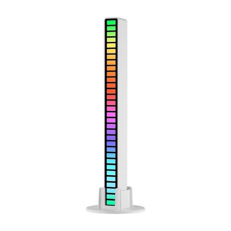 Luzes rítmicas LED RGB controladas por som para ambiente musical, luzes de captação, recarregável, com ficha