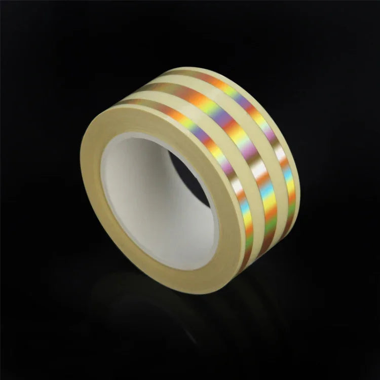 Fita para juntas de azulejos dourada 2,5cm x 5m, impermeável, PVC autocolante, Ouro, Prateado, Laser