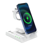 Base de Carregamento Sem Fios 6 em 1 Z252 com Porta USB-C/Type-C e Cabo de Carregamento 8 Pinos
