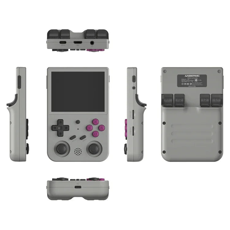 Consola de Jogos Portátil RG353V com Ecrã de 3,5 Polegadas, Caixa de Jogos Sem Fios Android 11 Linux OS, Apenas Máquina, 64G com 15.000 Jogos, 128G com 25.000 Jogos, 256G com 35.000 Jogos