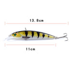 Isca Pintada Biónica LB106 11cm/11,5g para Pesca, Isca Dura Plástica, 1, 2, 3, 4, 5, 6, 7, 8, 9, 10, 11, 12, 13, 14, 15, 16, 17, 18