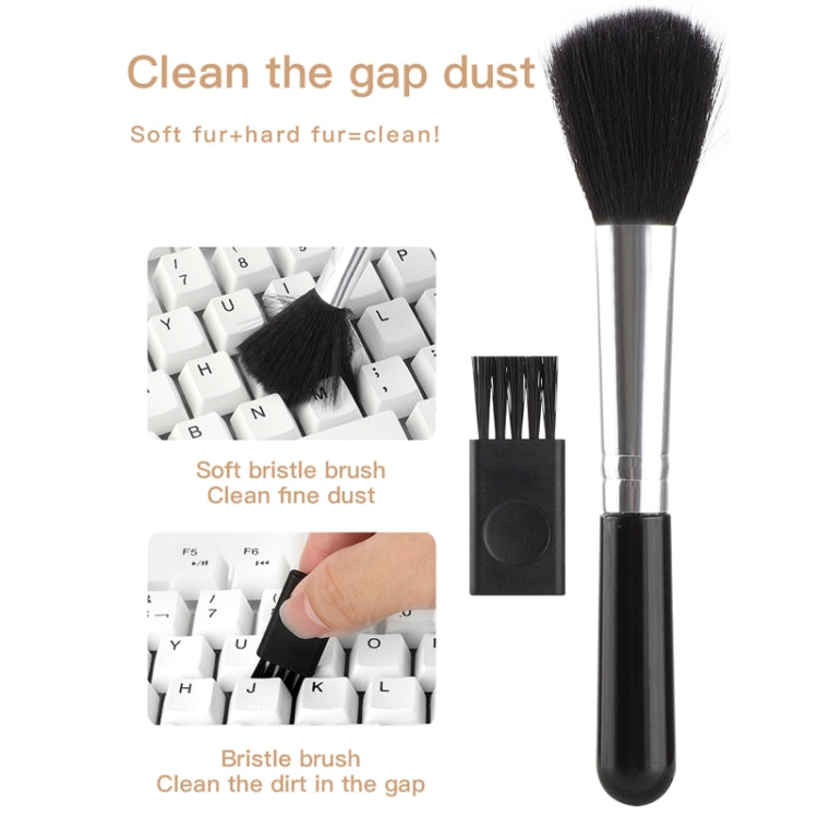 Kit de Limpeza para Teclado de Computador 18 em 1 Q10 Caneta de Limpeza para Auriculares Extrator de Teclas, Q10