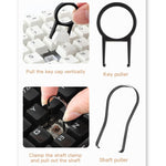 Kit de Limpeza para Teclado de Computador 18 em 1 Q10 Caneta de Limpeza para Auriculares Extrator de Teclas, Q10