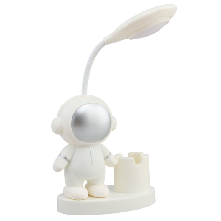 T509 Lâmpada de Secretária com Suporte para Canetas Astronauta com Função de Apontador de Lápis, T509 Branco, T509 Rosa, T509 Azul