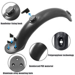 Para acessórios para trotinetes elétricas Xiaomi M365, guarda-lamas+suporte+lanterna traseira, preto com chave, preto sem chave