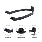 Para acessórios para trotinetes elétricas Xiaomi M365, guarda-lamas+suporte+lanterna traseira, preto com chave, preto sem chave