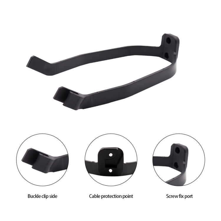Para acessórios para trotinetes elétricas Xiaomi M365, guarda-lamas+suporte+lanterna traseira, preto com chave, preto sem chave