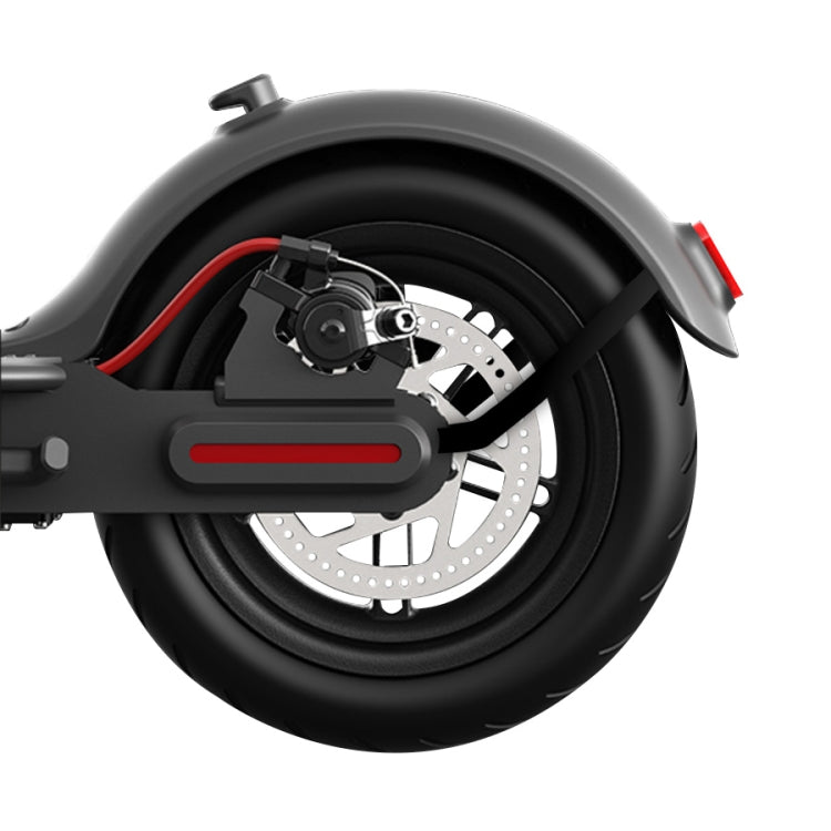 Para acessórios para trotinetes elétricas Xiaomi M365, guarda-lamas+suporte+lanterna traseira, preto com chave, preto sem chave